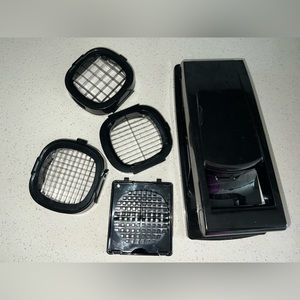 Fullstar Vegetable Pro Food Chopper Black Slicer Dicer Cutter - 3 Blades